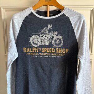 Denim & Supply Ralph Lauren Speed Shop Long Sleeve Size Medium